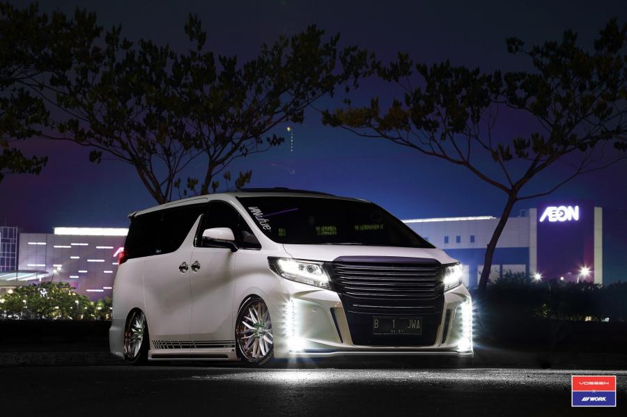 Toyota Alphard X Work on Vossen Wheels (VWS-2) '2016
